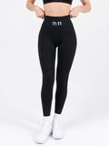 11:11 - Ribbed Women’s Black Seamless Sculpt Gym High Waisted Leggings